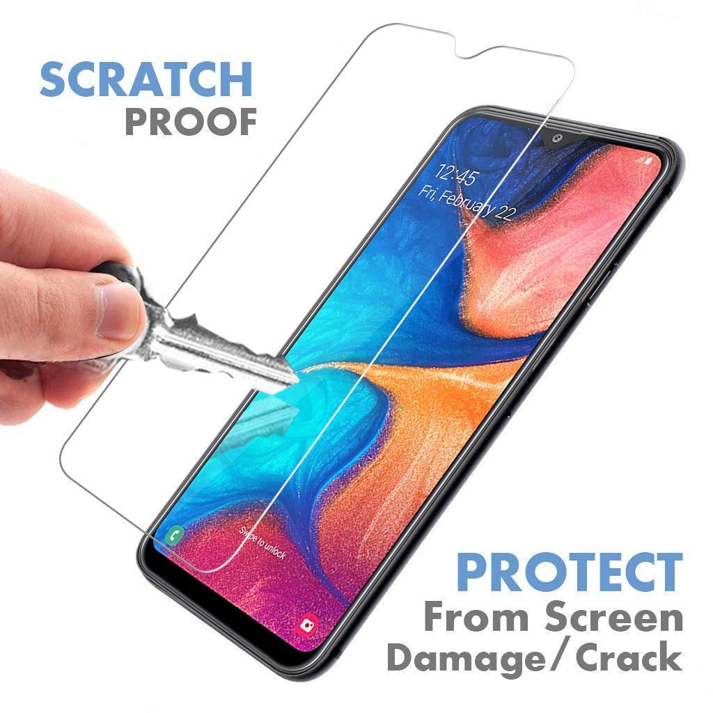 Kit Protection Galaxy A50 - Coque TPU Transparente + 2 Verres Trempés - Neuf