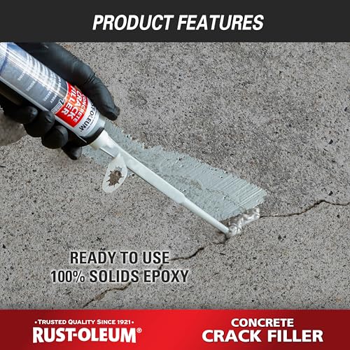 Rust-Oleum Concrete Crack Filler Epoxy 9 oz Gris miniatura 3