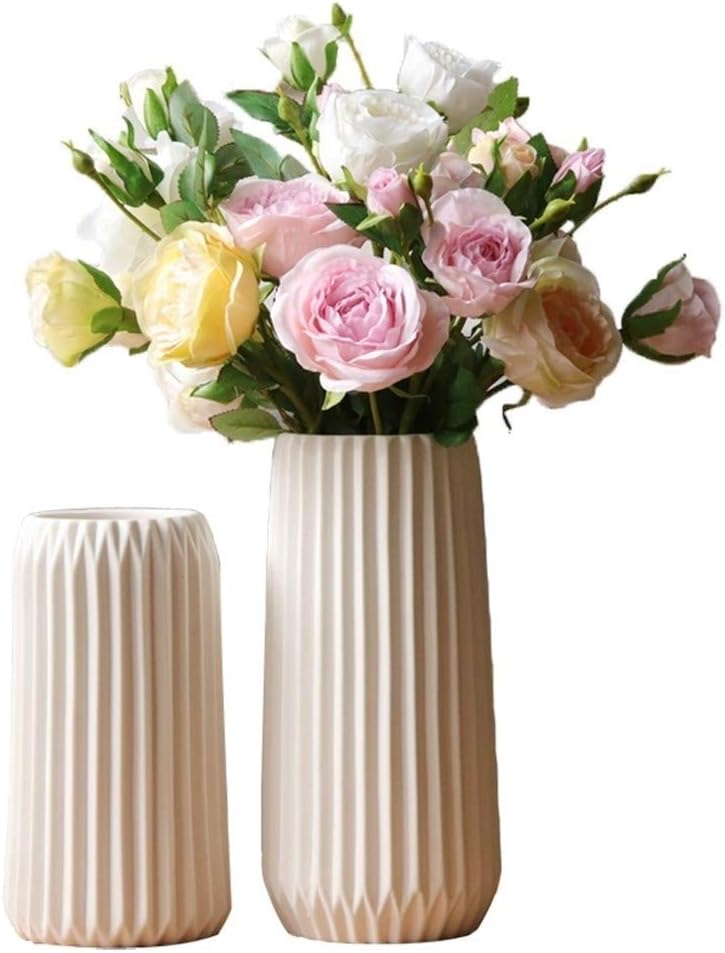 パステルとエナメル花動物六角花瓶 景徳鎮 陶磁器 装飾品 工芸品 美術