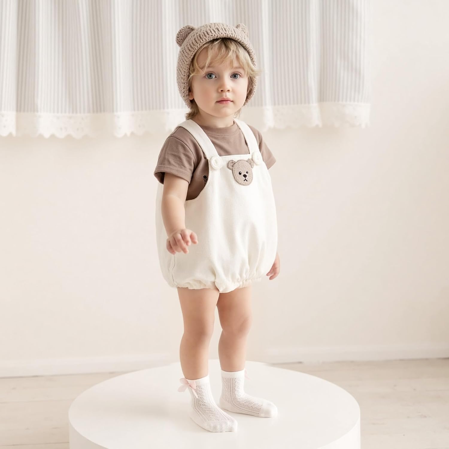 Baby Girls Socks with Bow 2nd-generation Breathable Mesh Newborn Cotton Cute Princess Socks for Toddler Infant - Image 3