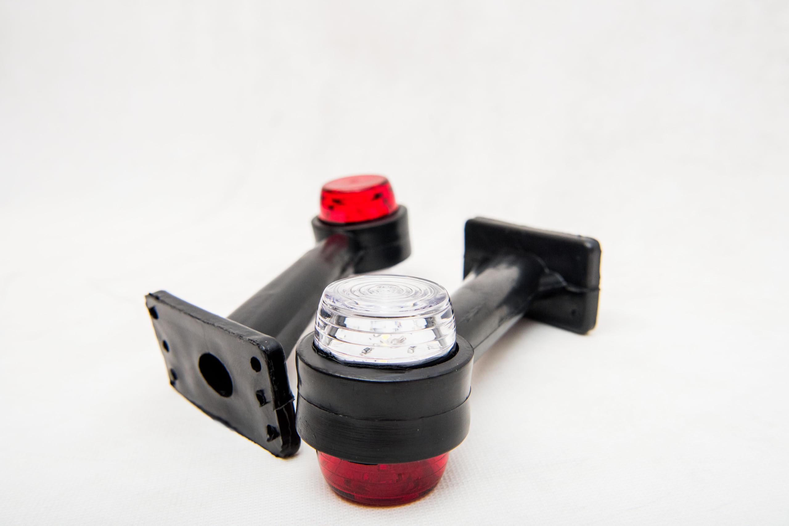 4X 12V 24V SMD 6 LED Luci Marker Laterali Bianche - Foto 2