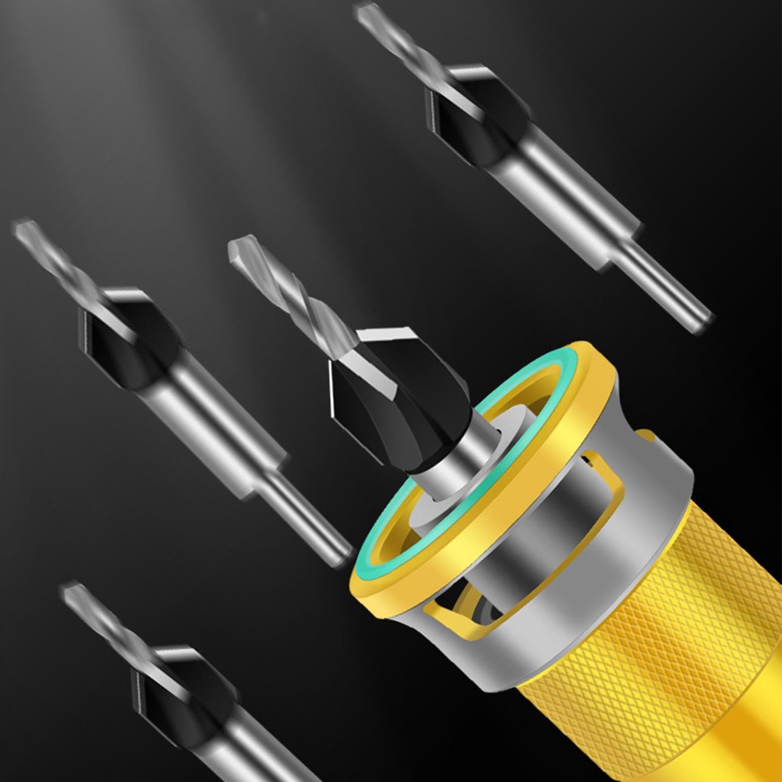 Lot de Fraises à Lamage Avec limiteur en profondeur, outils de réparation