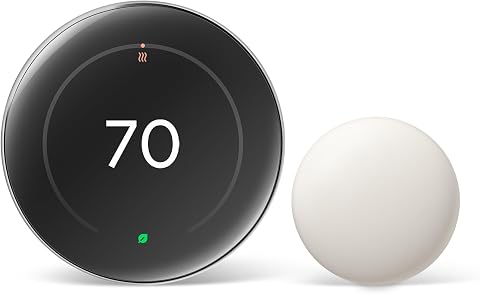 Google Nest Learning Thermostat (4th gen) + Nest Temperature Sensor (2nd gen) - 