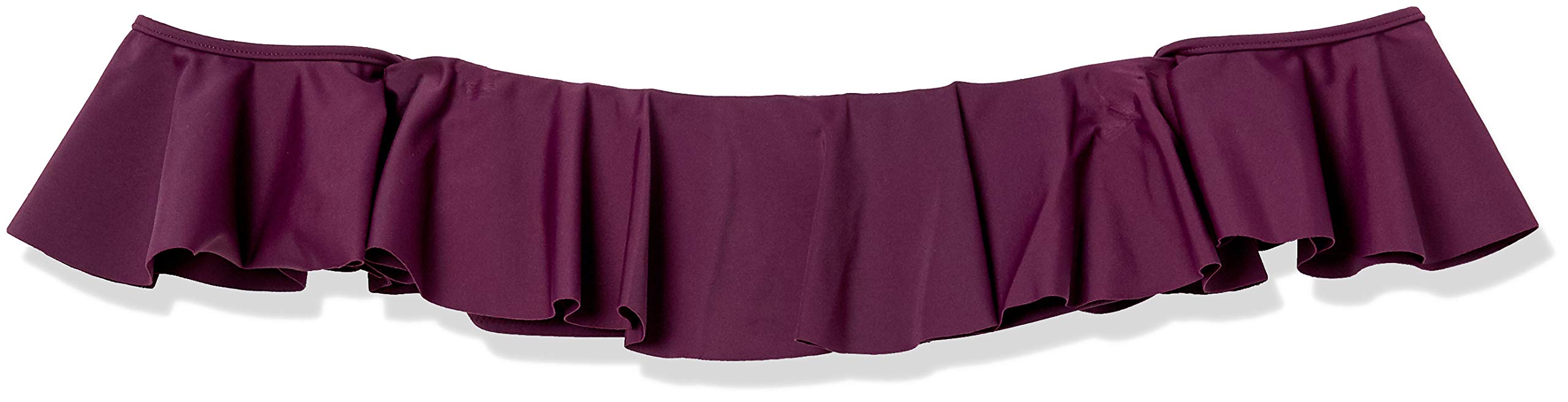 MILLYwomens Vita Italian Solid Sirolo Ruffle Bandeau Top Bikini Top