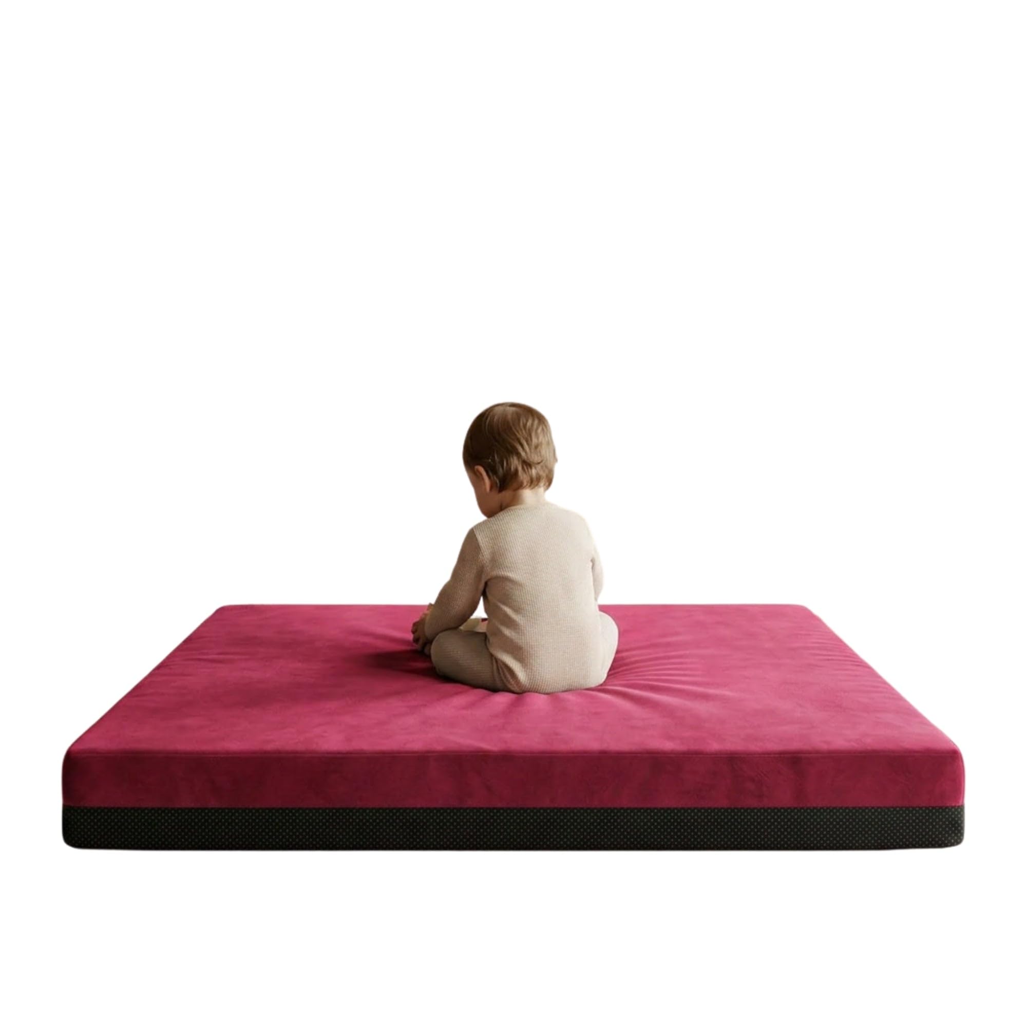 Kosiproducts Sensory Gymnastics Crash Pad, Non Slip 10cm [Hot Pink, XL]