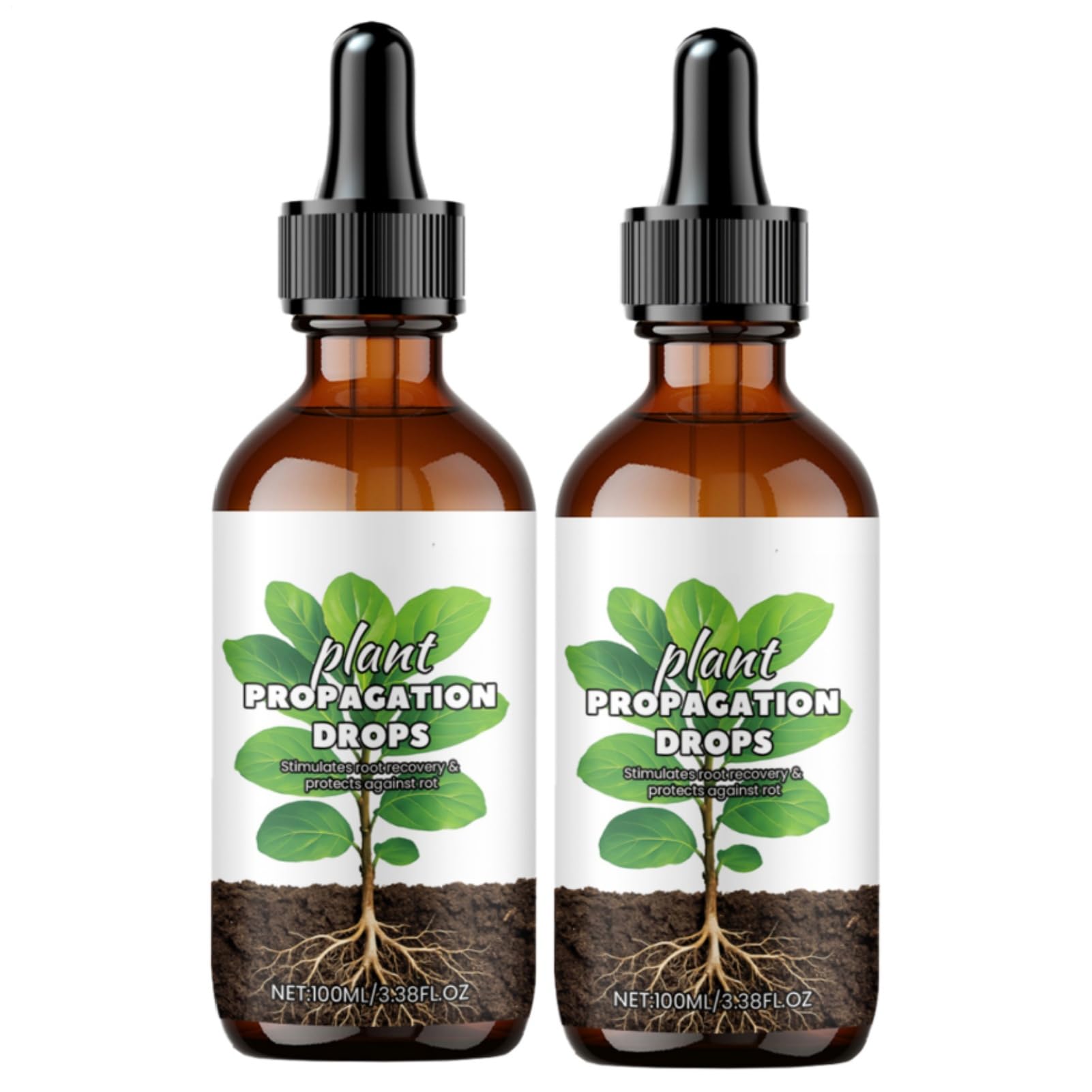 Prop Drops 100mlx2, Liquid Root Stimulator For Cuttings, Root Grow For Plants, Liquid Fertilizer, Propagation Promoter, Fertilizer Drops For Plants Healthy, Gardening Care For Healthy Stems