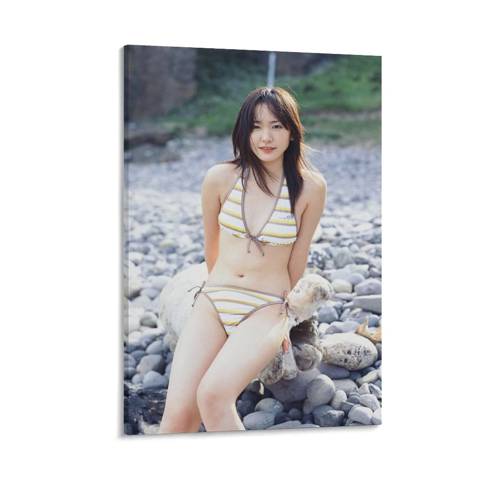 Amazon.co.jp: 新垣 結衣 の写真集 (9) キャンバス 芸術 ポスター 壁