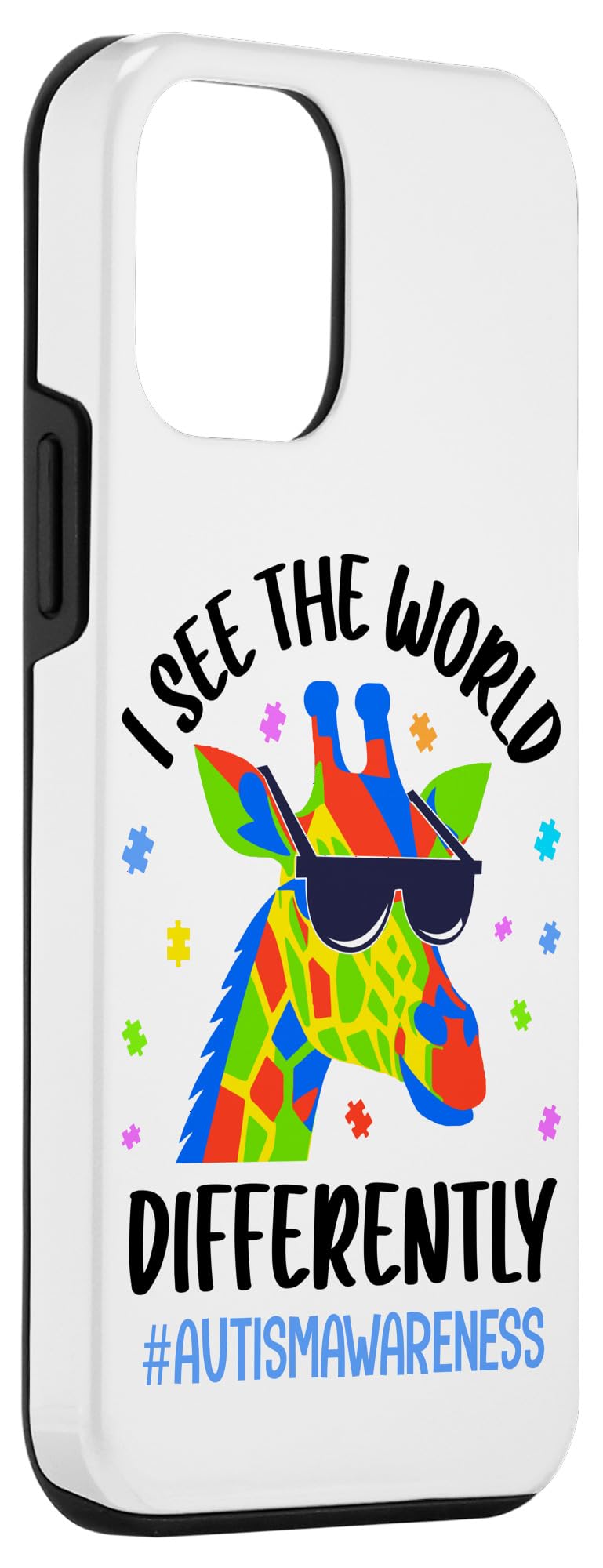 Funny Autism Spectrum Design for Autism Awareness Case for iPhone 12 mini - Image 3