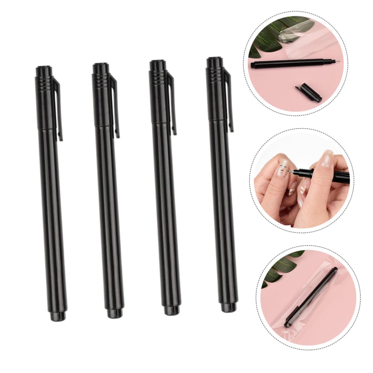 Healeved 12pezzi Pennelli Per Nail Art Strumenti Di Manicure Professionale Penne Per Disegno Unghie Di Pennelli Per Decorazioni Unghie Perfetti Per Uso Domestico e Saloni Di Bellezza
