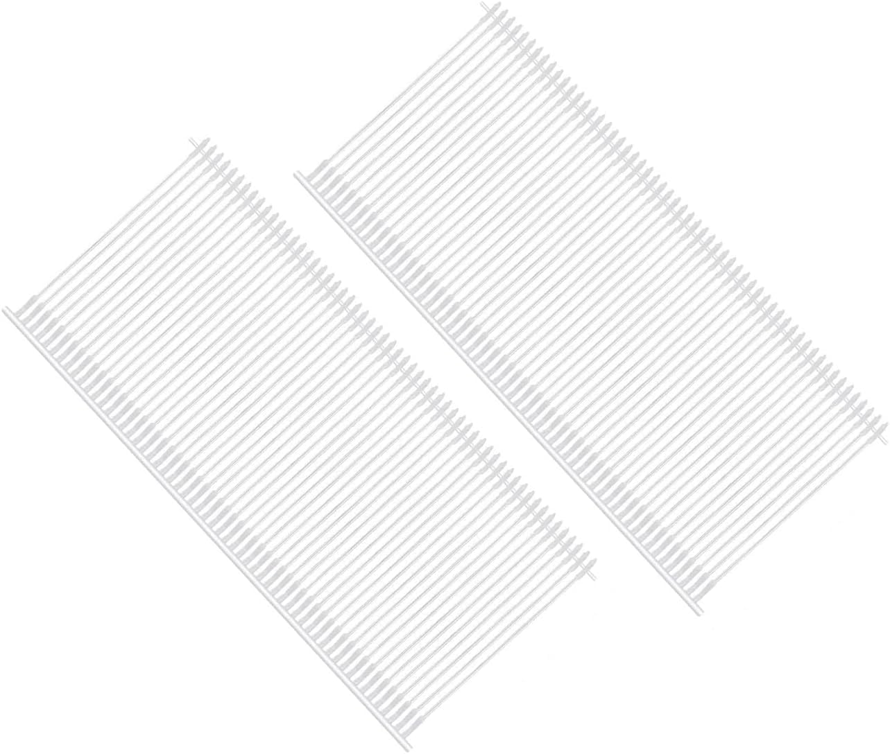 YICBOR Standard Tagging Gun Fasteners, 5000 Pieces, Clear Plastic Barbs for Price Tag Gun (3 inches)