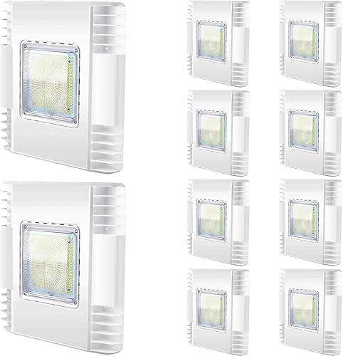 Miniatura 10 de Luz LED de toldo de 150 W, 21000 lúmenes, 5700 K, luz blanca diurna súper brillante, luz LED de garaje (equivalente a 600 W HIDHPS), impermeable