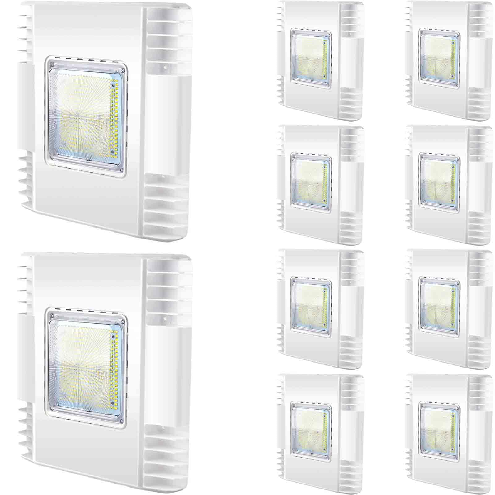 150W LED Canopy Gas Station Light 21000LM 5700K Cool White Surface Mount LED Carport Ceiling Light Commercial Canopy