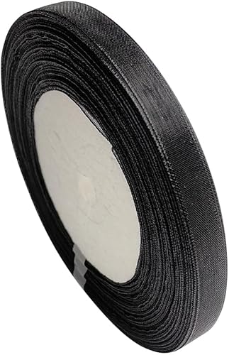 Miniatura 10 de Chenkou Craft Cinta de organza sólida, 1 rollo de 50 yardas, vino de 2 pulgadas (1.969 in) para cumpleaños, Navidad, decoración de fiesta, cintas de