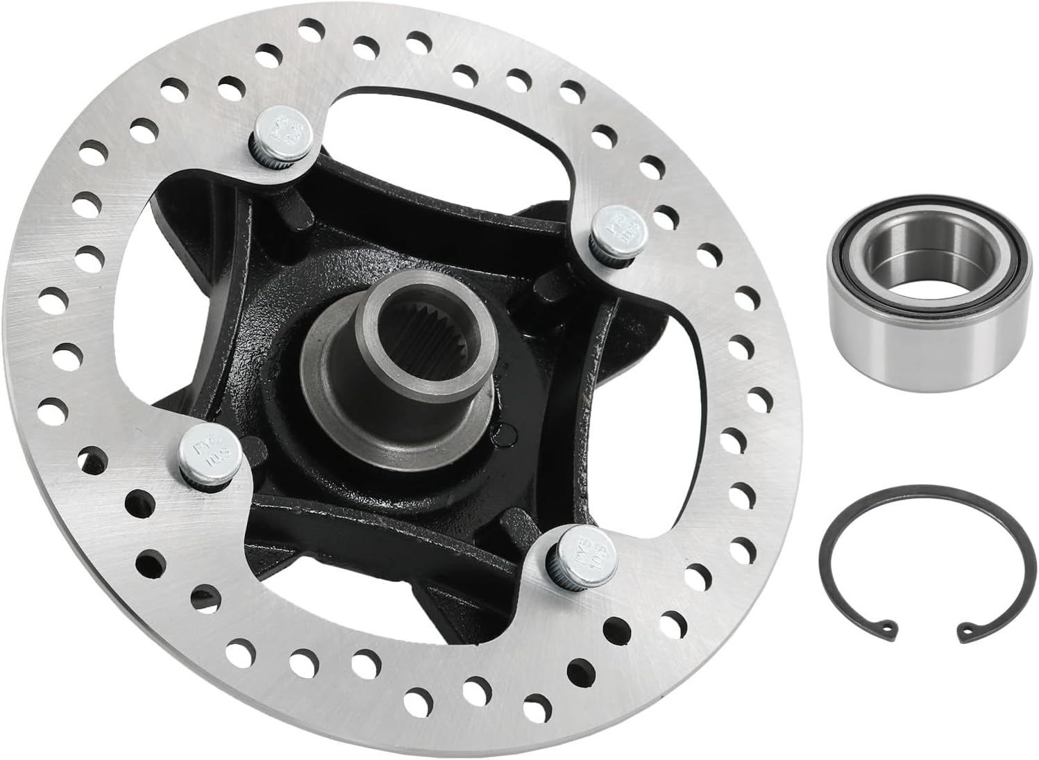 Front/Rear Wheel Hub Bearing Studs Brake Rotor Compatible With 2014-2023 RZR XP 1000, RZR XP 4 1000, 2018-2022 RZR RS1 Replace 5139265-067