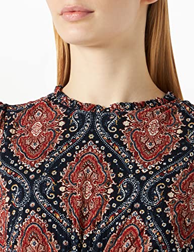 Springfield Abito Corto Mandala Vestito, Blu