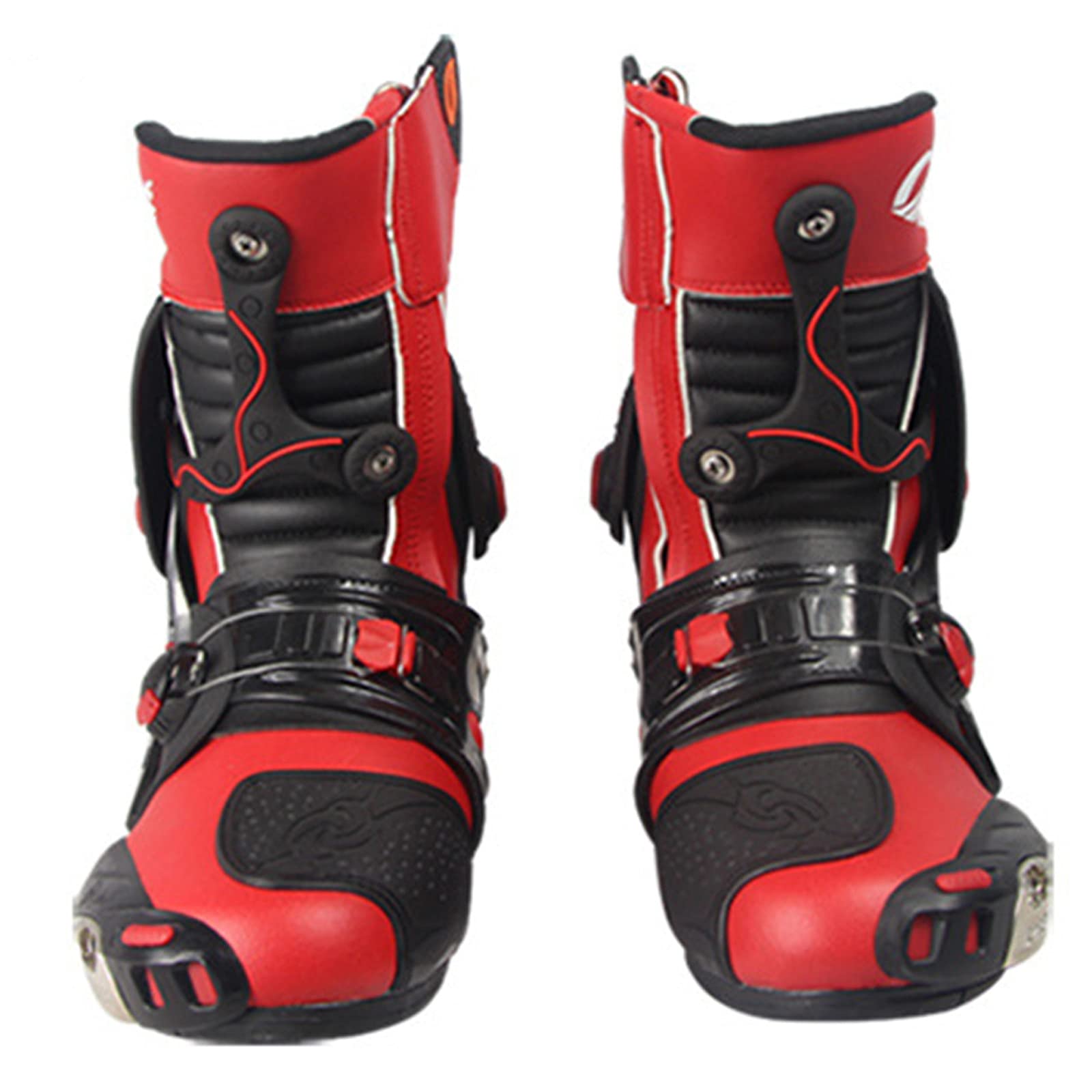 Bottes De Moto Homme En Cuir Microfibre – Antidérapantes, Respirantes, Légères, Pour La Route Et Le Quotidien - 2