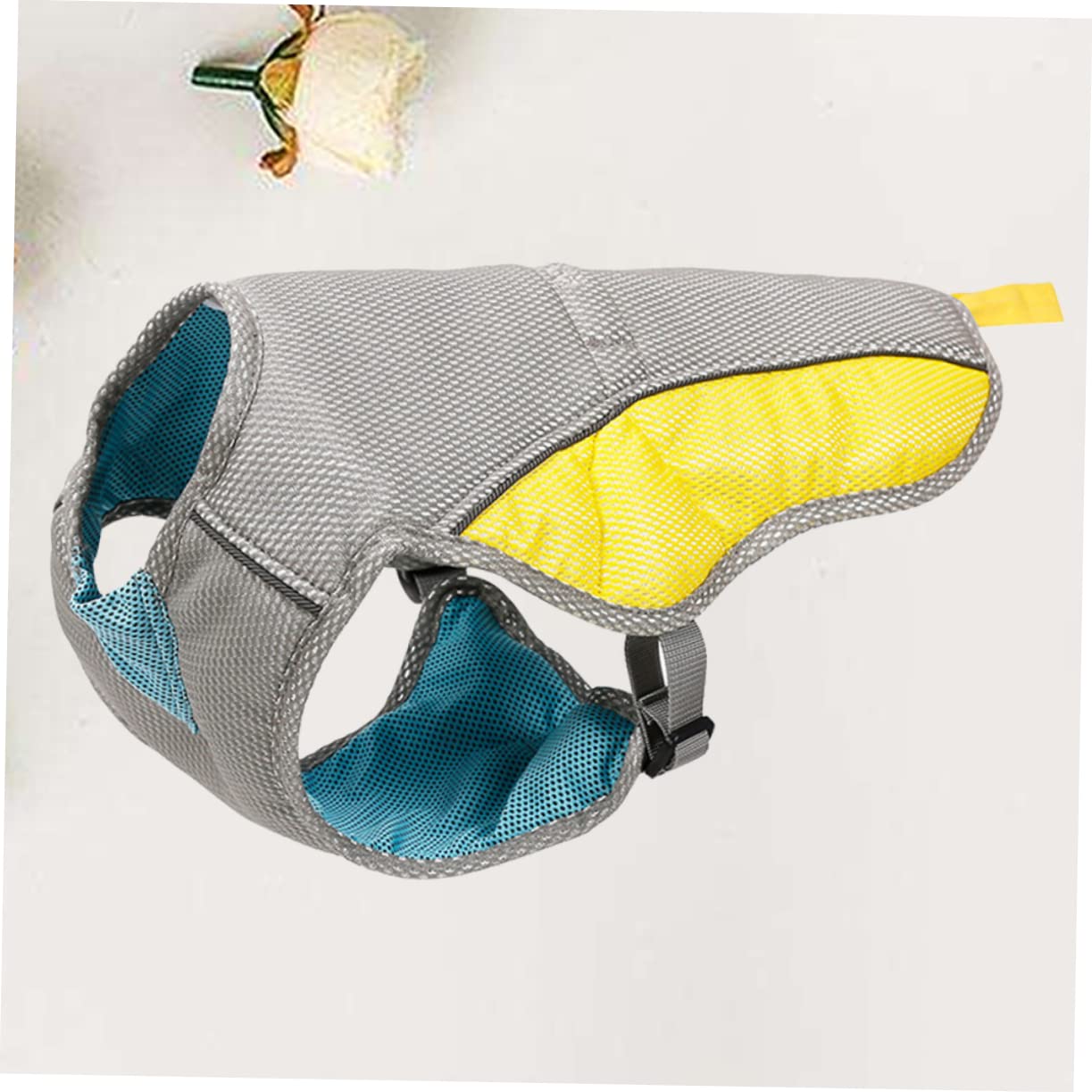 Kisangel 2pièces Gilet Rafraîchissant pour Chiens s Veste De Refroidissement Respirante Et Réfléchissante pour Animaux De Compagnie Été Couleurs Assorties