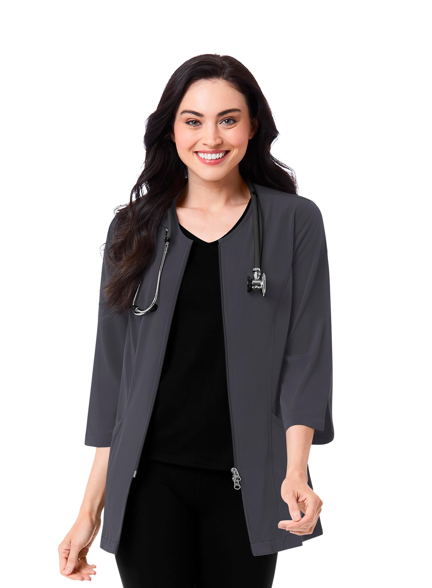Maevn Smart Lab Coats - Ladies 3/4” Sleeve Lab Jacket
