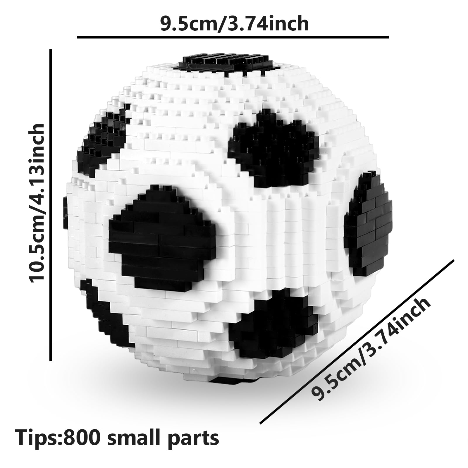 outtshop Football Building Block Set, STEM Educational Toy, Block Decorations - Image 2