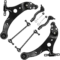 Vista 240 de Detroit Axle - Kit de suspensión delantera RWD para Chrysler 300 Dodge Challenger Charger Magnum, brazos de control superior con barras