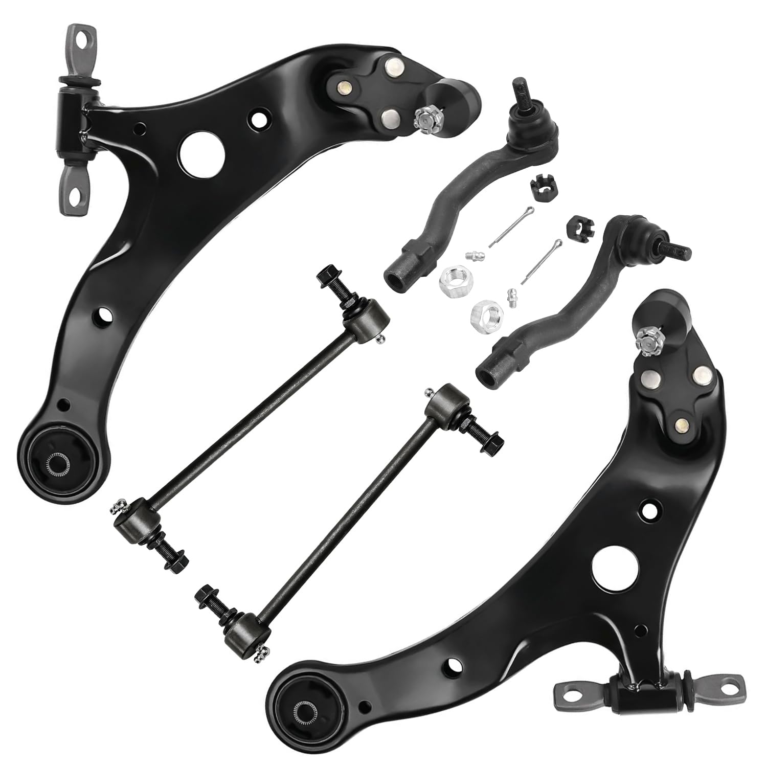 Detroit Axle - 6pc Front End Suspension Kit for Toyota 2002-2003 Camry