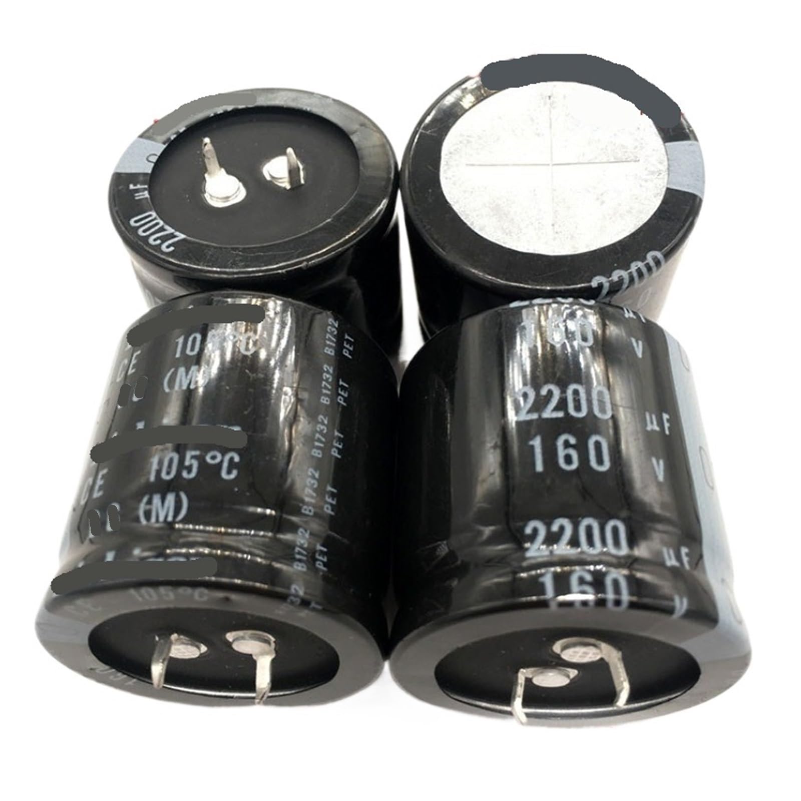 KSZHZYMGX 1PCS aluminum electrolytic capacitor 160V 2200UF 35X35 2200UF 160V 35 * 35
