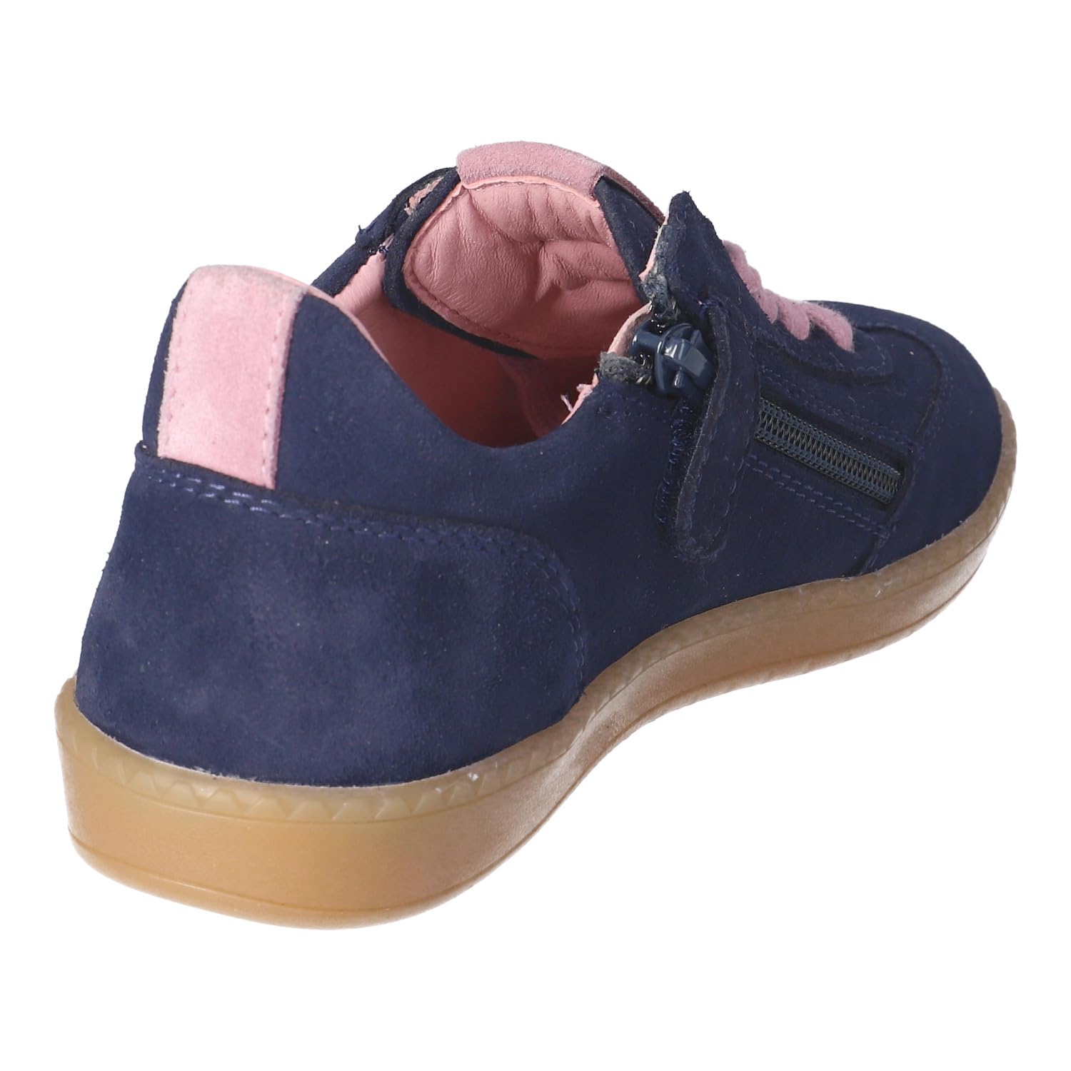 RICOSTA Mädchen Low-Top Sneaker London, Kinder Halbschuhe, lose Einlage, Sportschuhe, Freizeitschuhe, Turnschuhe, Laufschuhe, Nautic/rosa (170), 38 EU