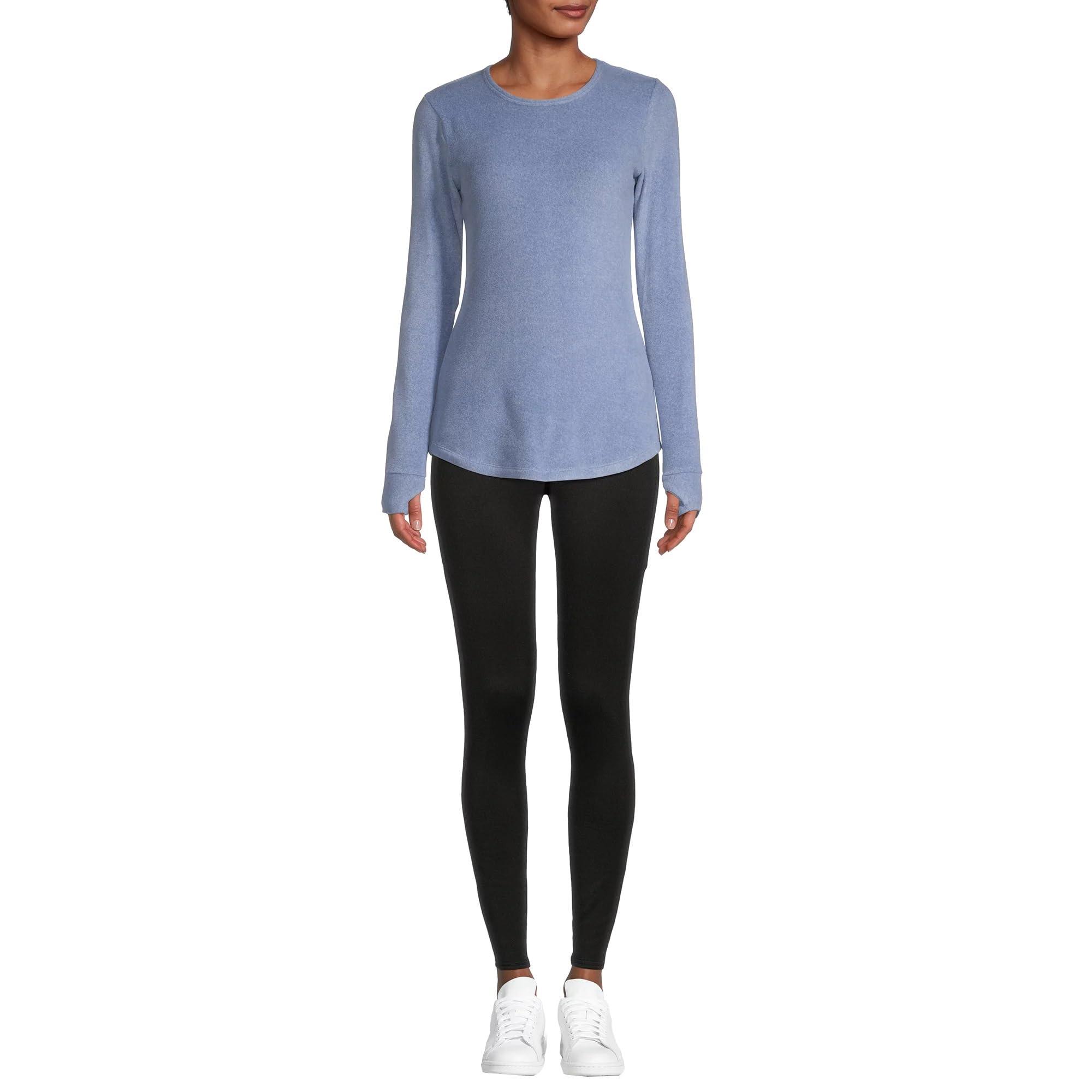 Cuddl Duds ClimateRight Women's Grid Warmth High Waisted Thermal Leggings (Black) (US, Alpha, X-Large, Regular, Regular, Black)