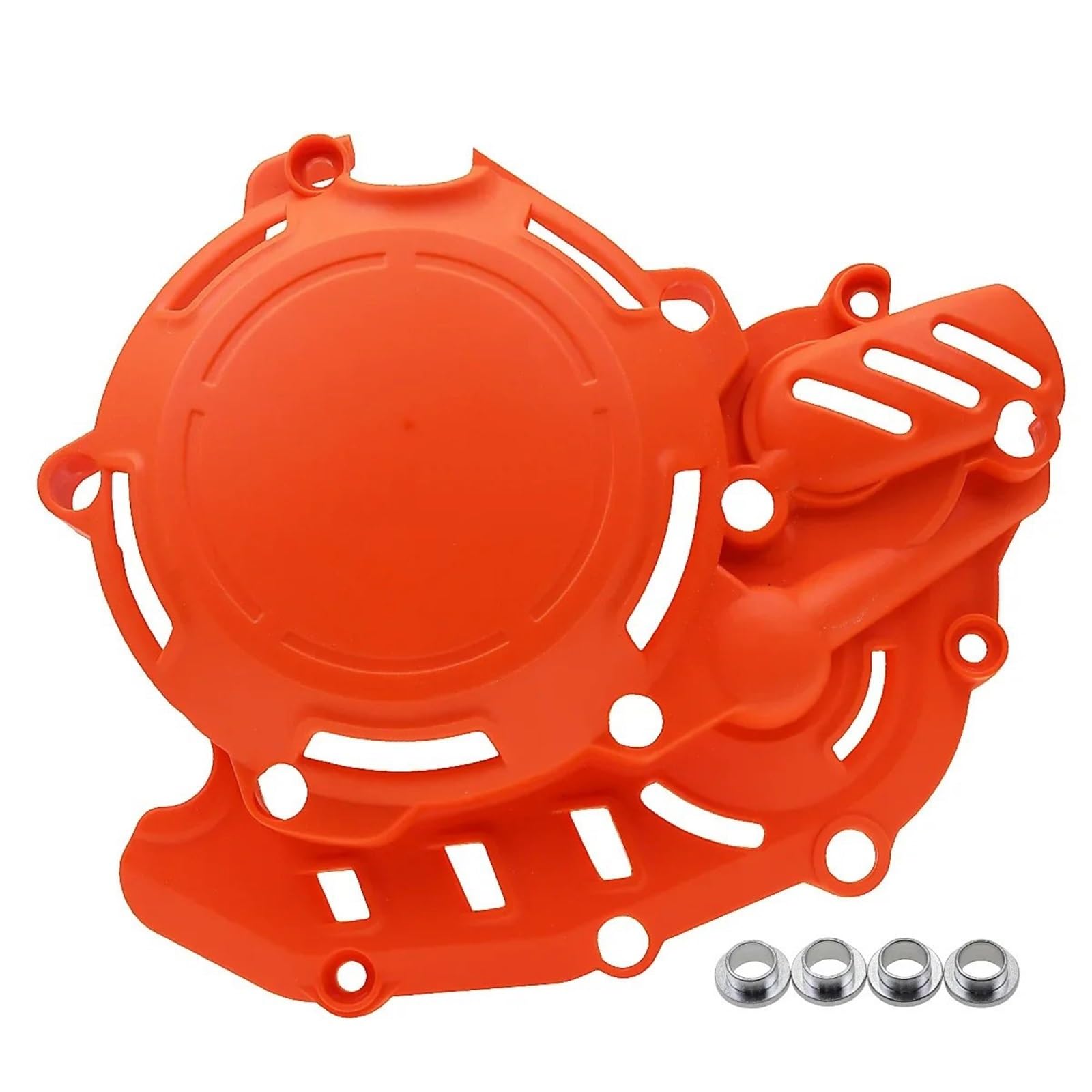 Cubierta de embrague naranja y protector de cadena para EXCF XCF 450 500 2024 8