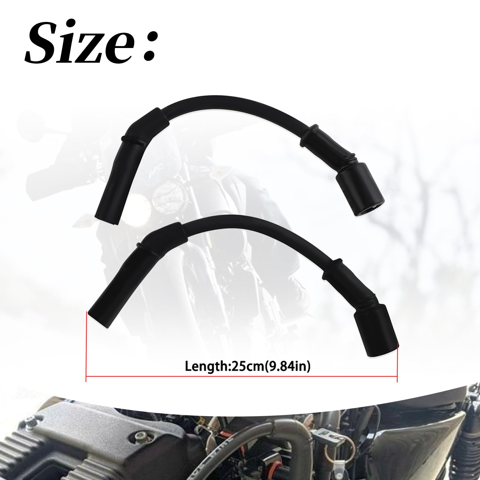 Amazon.com: XYgdhqpt 10.4mm Black Spark Plug Wires Compatible with