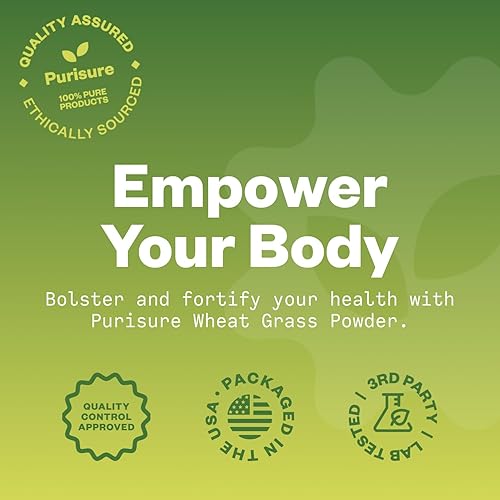 Miniatura 6 de Polvo de pasto de trigo, 8 onzas, polvo de hierba de trigo, superalimento verde para ensaladas, batidos y batidos, superalimento en polvo rico en