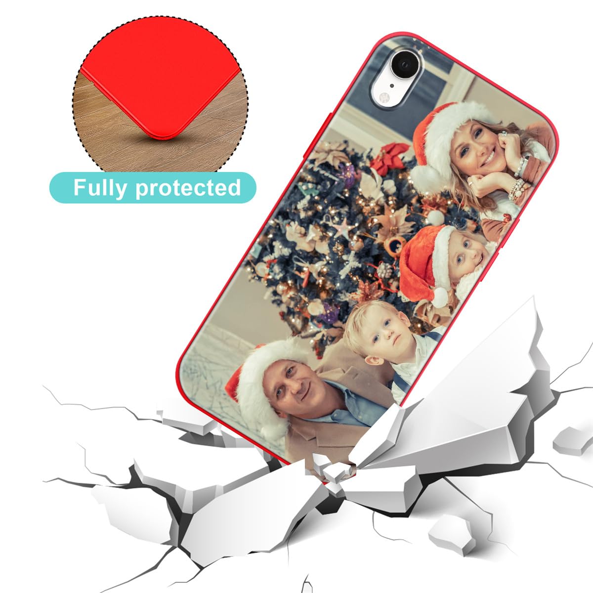 Yoedge 2 Pezzi Natale Cover per iPhone 14 Pro 6,1, Ultra Sottile Morbide Silicone TPU Custodia con Cartoon Natalizie Disegni, Antiurto Antigraffio Protettiva Case per Donne per iPhone 14 Pro,Diamante