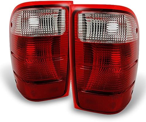 Miniatura 5 de AKKON - Para Ford Ranger Pickup Truck - Luces traseras tintadas en negro, par de repuesto de lámpara de freno izquierda + derecha