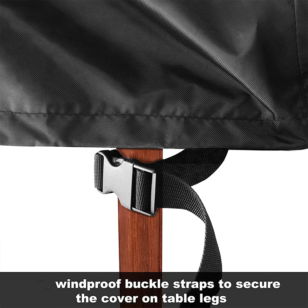 Fundas protectoras de sofá curvadas seccionales para patio 420D Oxford impermeables al aire libre jardín seccional curvo sofá cubierta para sofá de media luna