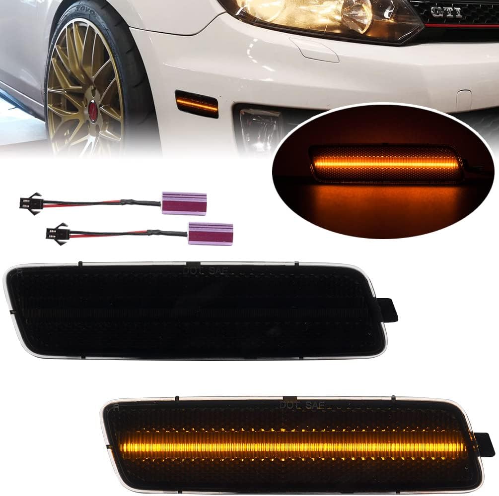 NJSBYL LED Sportwagen Side Marker Light Kits for 20102014