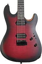 Sterling By Music Man Rabea Massaad Artist Series Sabre Electric Guitar - Blood Flame Burst