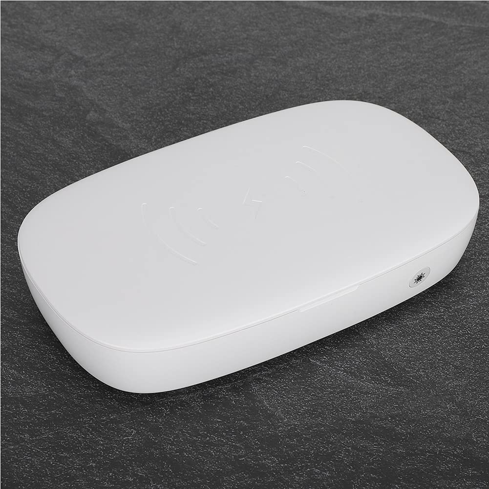 Boîte UV Portable, Étui de Désinfection avec Chargeur sans Fil pour Téléphone et Petits Objets, Coffret de Nettoyage pour Accessoires Personnels et Intérieur de Voiture