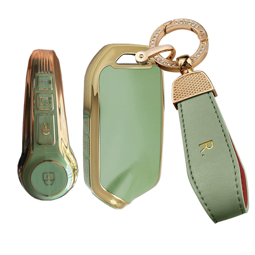 Golden-edge Key Fob Cover for Kia Stinger GT K9 K900 Norway Golden-edge Key Fob Cover for Kia Stinger GT K9 K900 Norway