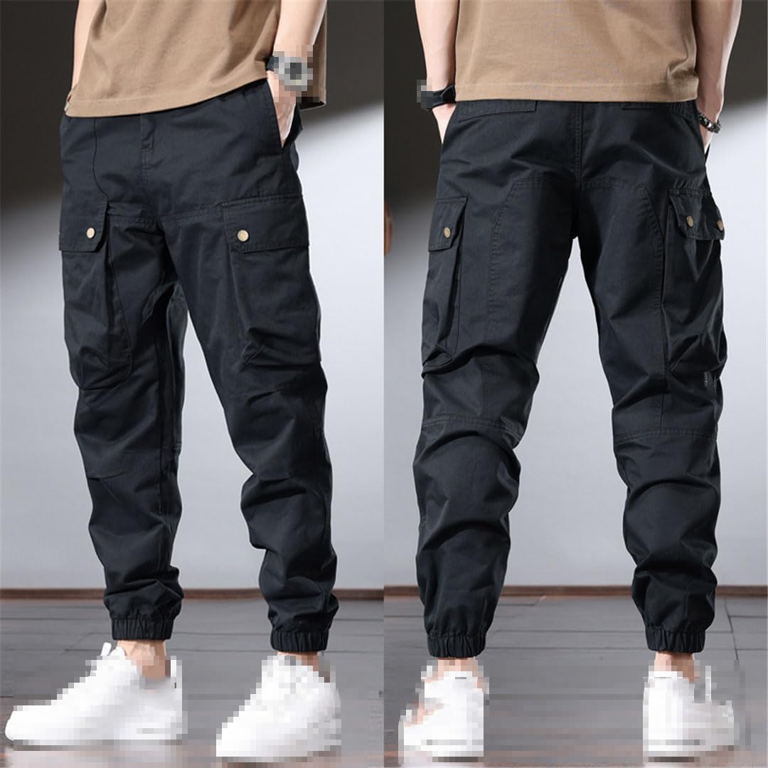 Vogrtcc Pantalones Cargo para Hombre Pantalones De Chándal Holgados Casuales Tácticos