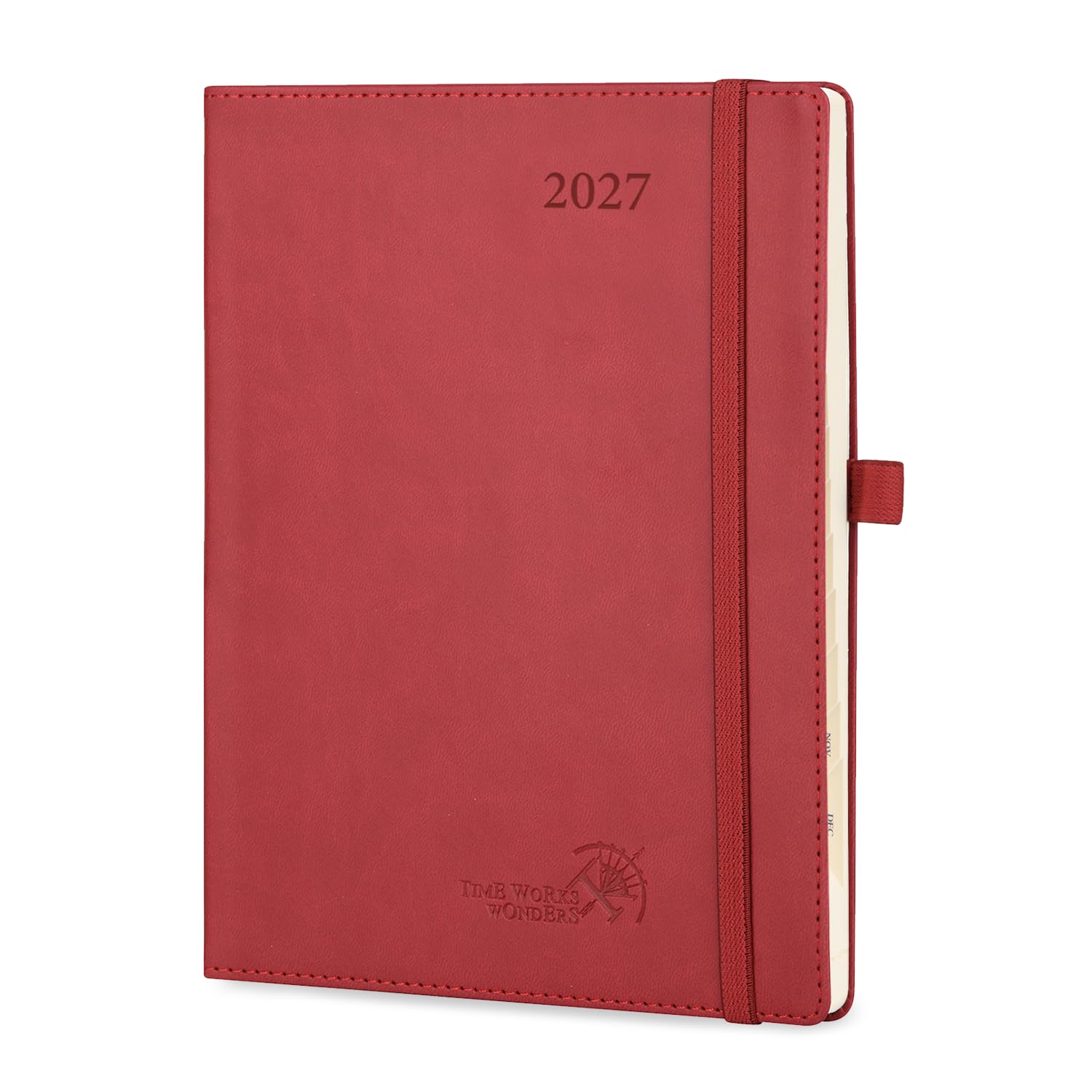 POPRUN 2027 Planner, 6.5" x 8.5", Daily Weekly and Monthly Appointment Book