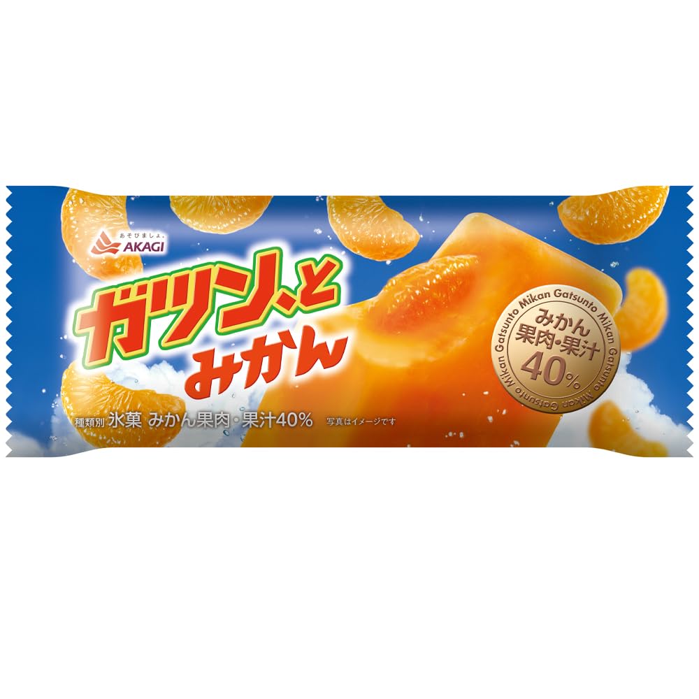 Amazon.co.jp: 赤城乳業 ガツン、とみかん 95ml×24本 | アイス 氷菓