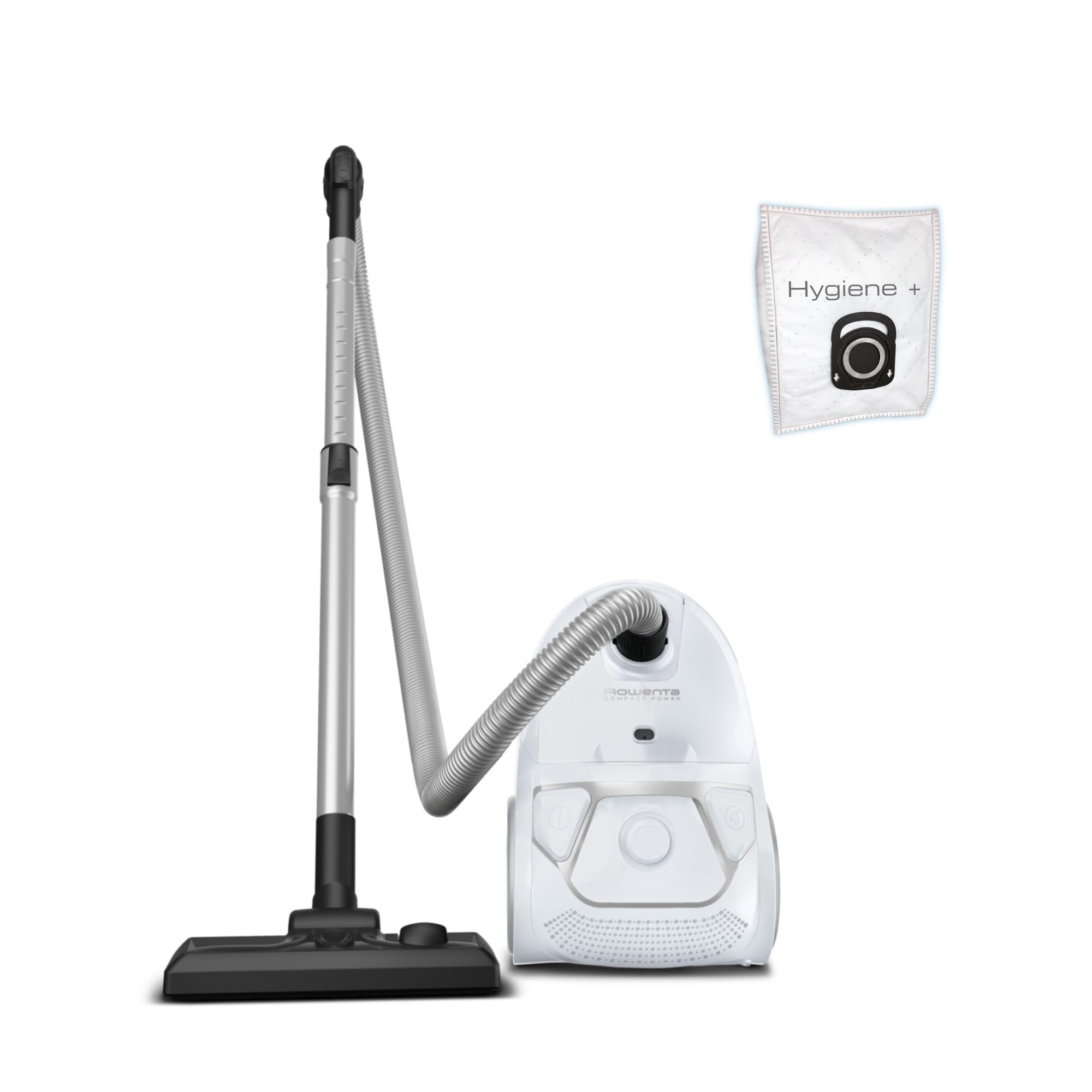 Rowenta Compact Power vacuum cleaner in use on a carpet