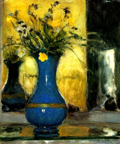 Amazon.com: WONDERFULITEMS LE VASE BLEU 1930 Blue VASE Flower
