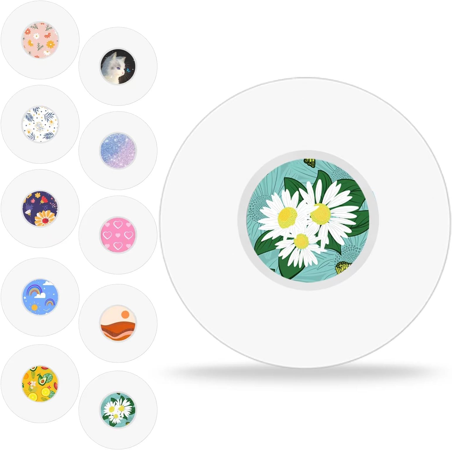 Waterproof Sensor Covers for Libre 3 & Freestyle Sticker Total 40Pack Hypoallergenic Overpatch Tape Transparent Adhesive Patches Lasting to 15 Days Long Stay（Sensor not Included）