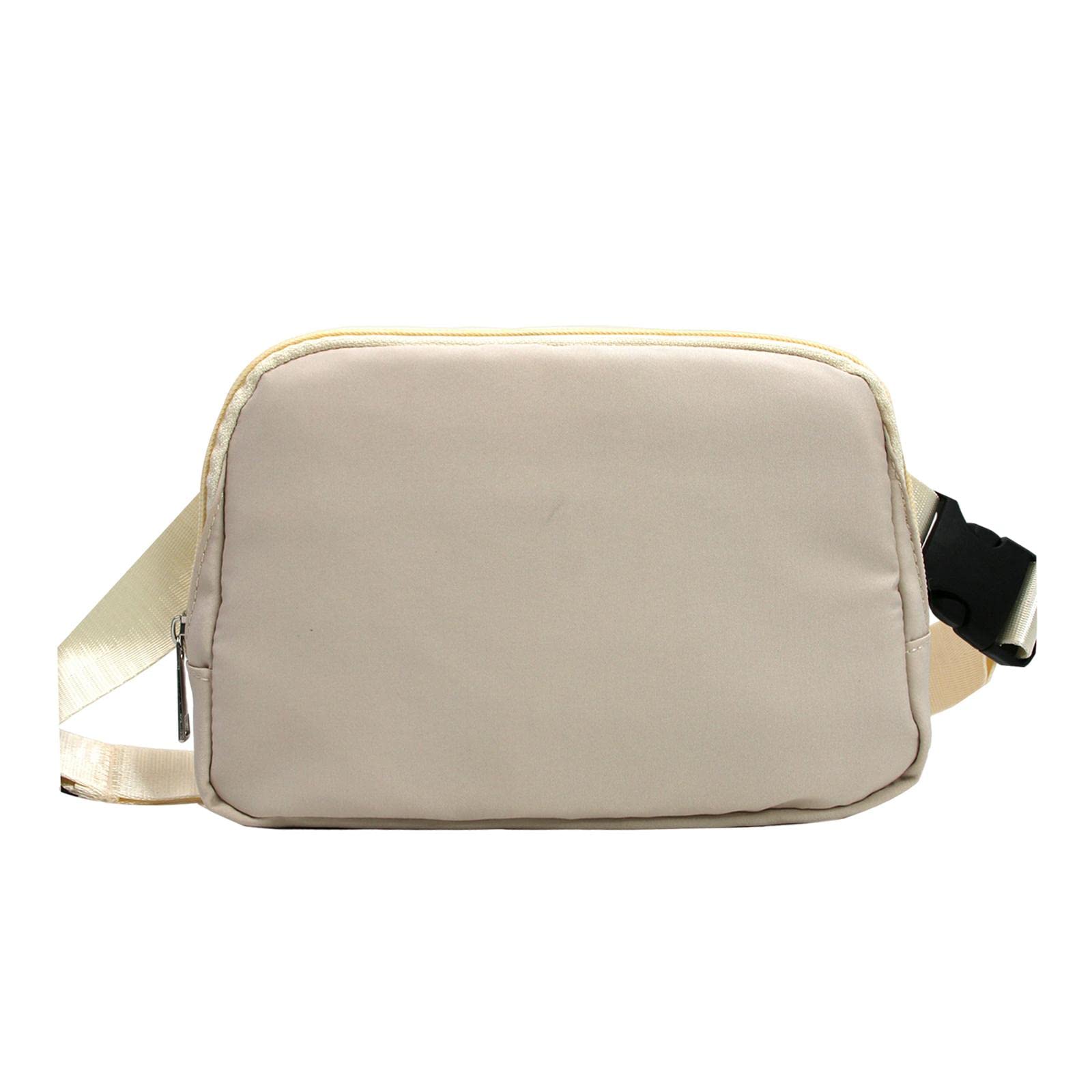 Fanny Pack Casual Wallet Belt Bag Waist Pack Bag for Camping Walking Outdoor Beige|Clothing, Shoes & Accessories | Mens Accessories | Backpacks, Bags & Briefcases-image-32