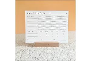 Habit Tracker Dry-Erase Monthly Calendar