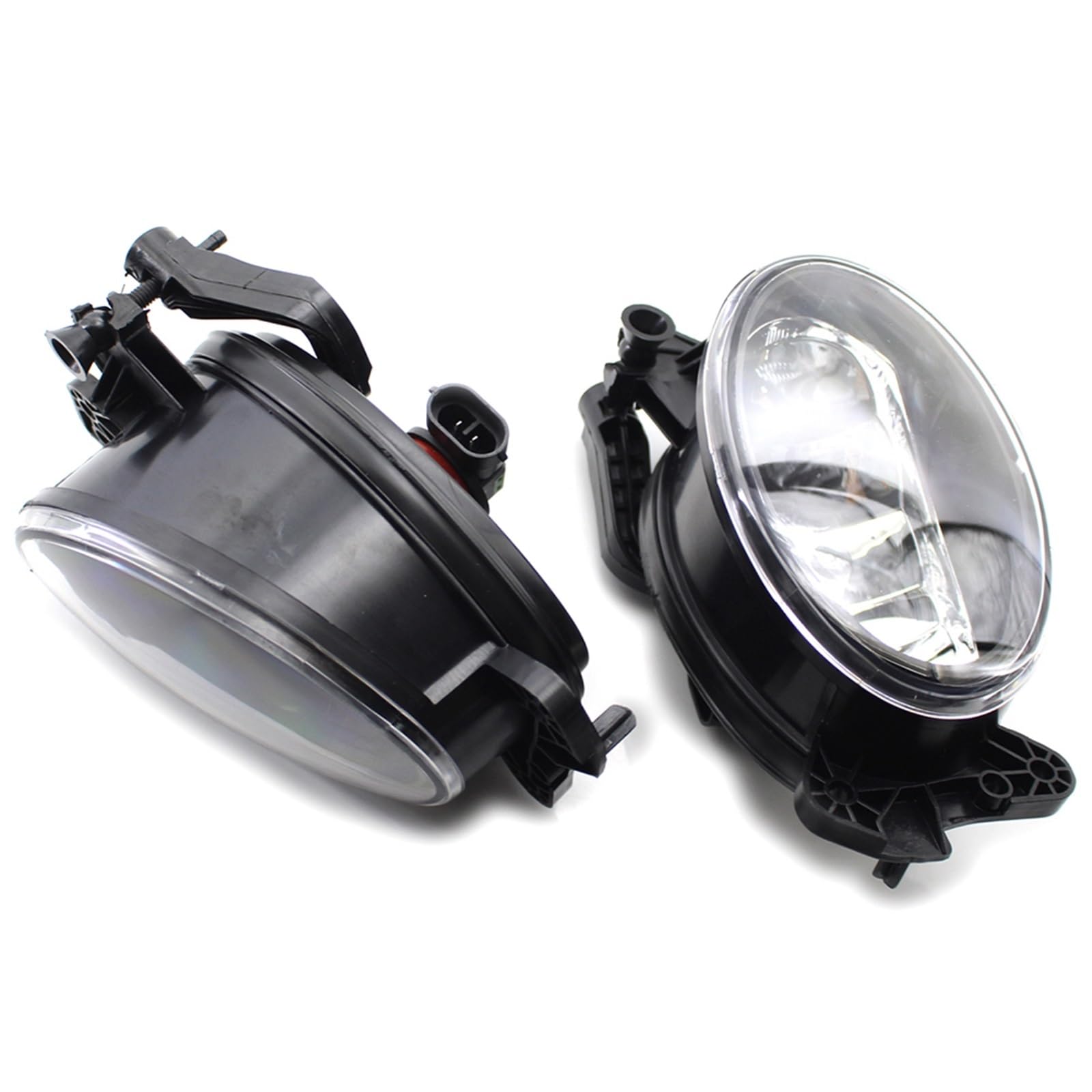 Przednie światła przeciwmgielne, lampy przeciwmgielne do Mercedesa Benz C CLK CLS EG GL MR SL Class, światła przeciwmgielne, żarówki halogenowe, przewody, przezroczyste soczewki samochodowe
