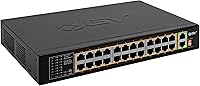 Vista 10 de BV -Tech Switch PoE+ de largo alcance de 18 puertos (16 puertos PoE+ 2 Gigabit Ethernet uplink) - Montaje en rack de 19" - 120W - 802.3af/at