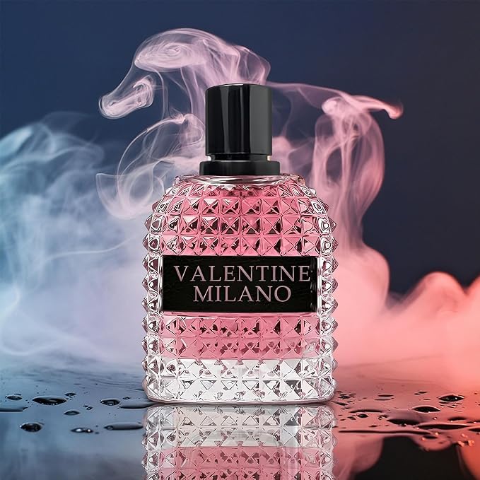 Miniatura 3 de Set de regalo de perfume Valentine Milano y Sarah Candy para mujeres EDP  (3.4oz x2) Set de perfume de fragancia almizclada de vainilla y cítricos