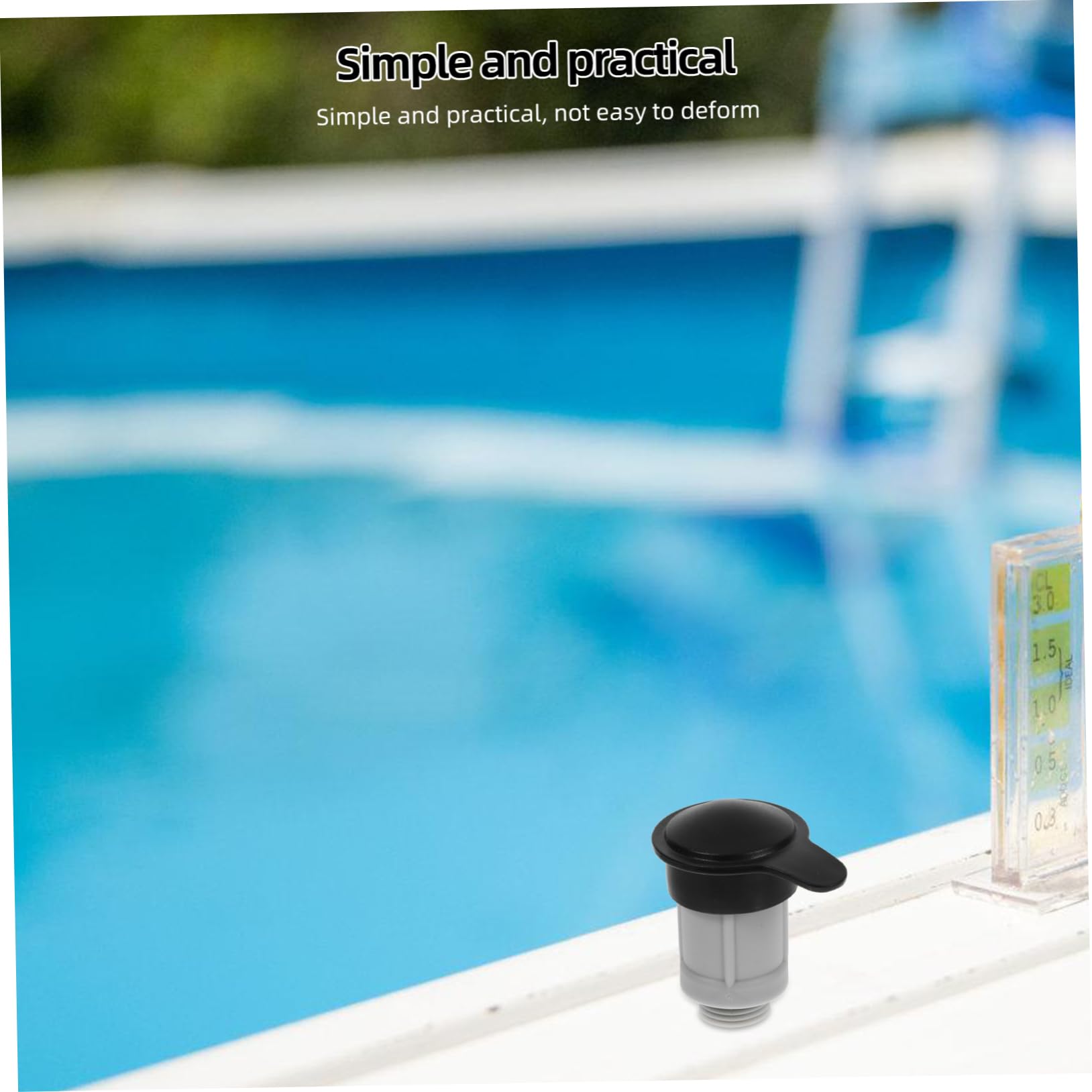 UKCOCO 5 Stück Ventiladapter klein freigeben Teile Schwimmbad im Freien Luftventilanschluss Ventilwechsel Pool-Ersatz Luftablassventil oberirdischer Pool Plastik